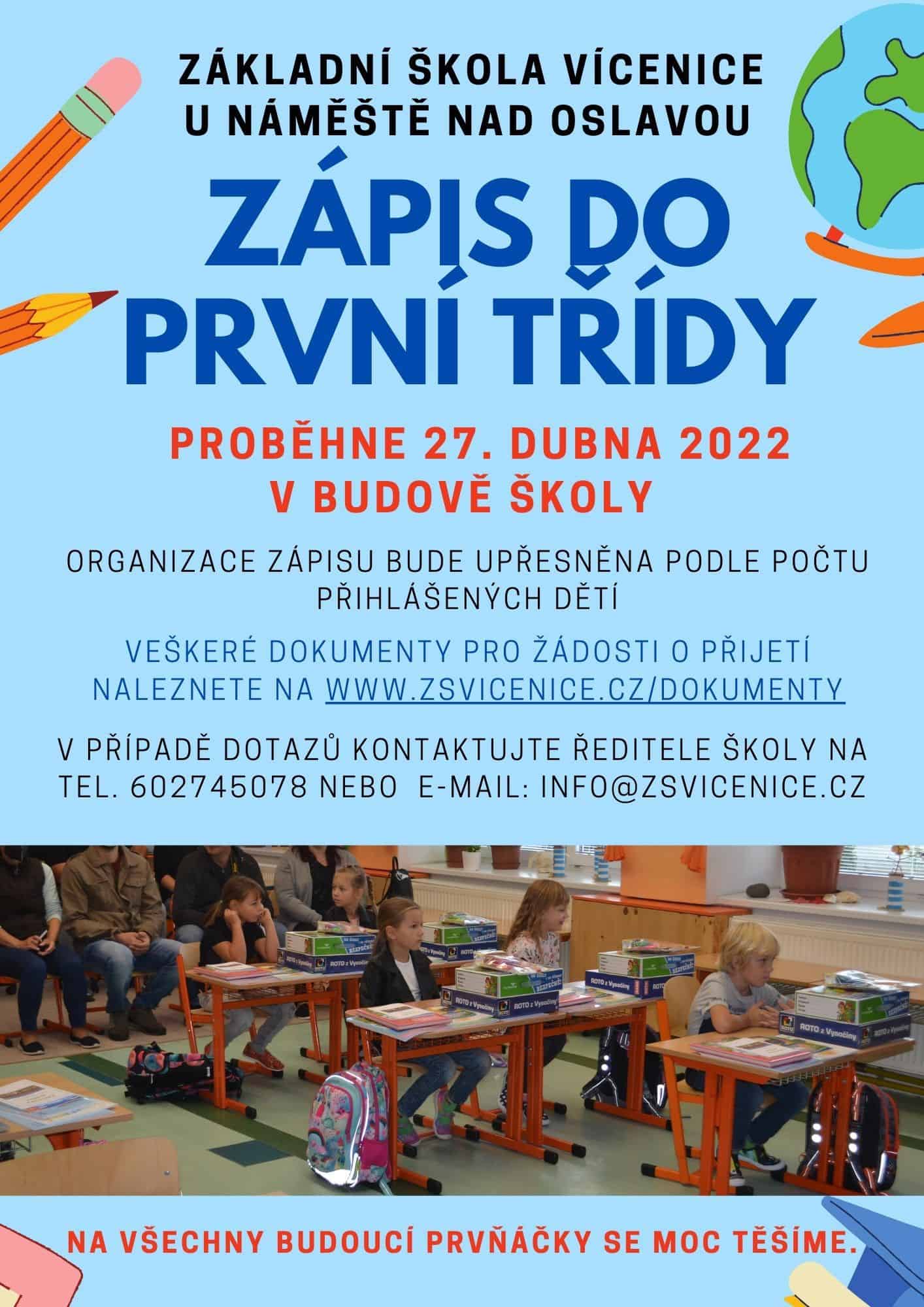 Zápis do první třídy